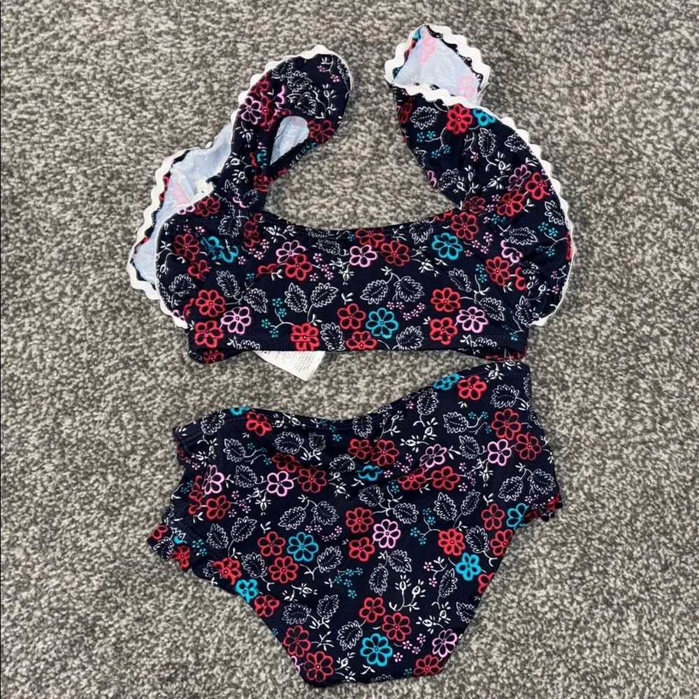 Janie and Jack Blue and Red Bikini Swimwear Size 12-18 months